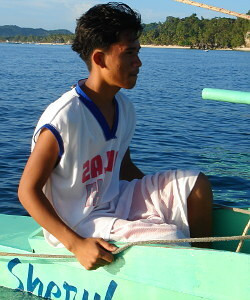 poncho cape red sun protection sail boat boracay